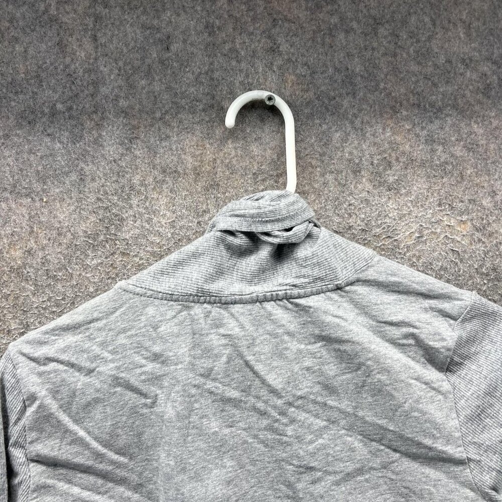 Fabletics Jacket Womens Small Gray Open Front Lig… - image 3